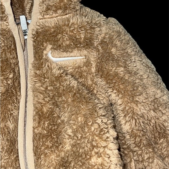 Nike Tan Fleece Kids Footie - Picture 2 of 3